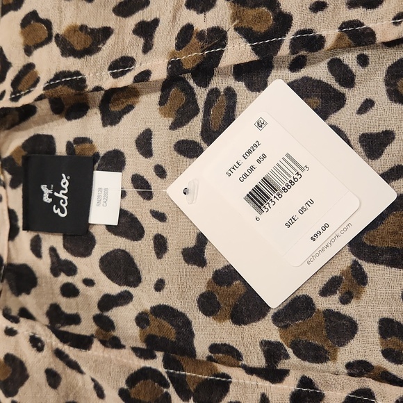 NWT ECHO OSFM SCARF/KIMONO - Picture 2 of 6